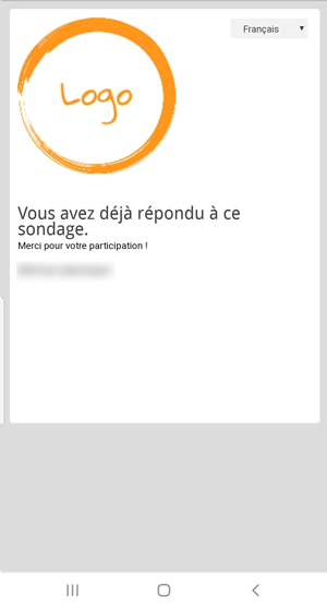 Vous avez déjà répondu